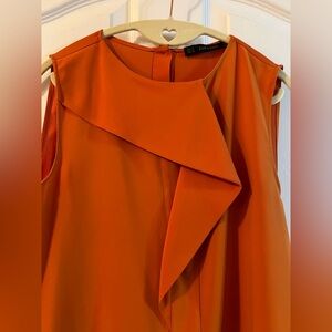 💙 4 for $40 💙 Zara Orange Sleeveless Blouse